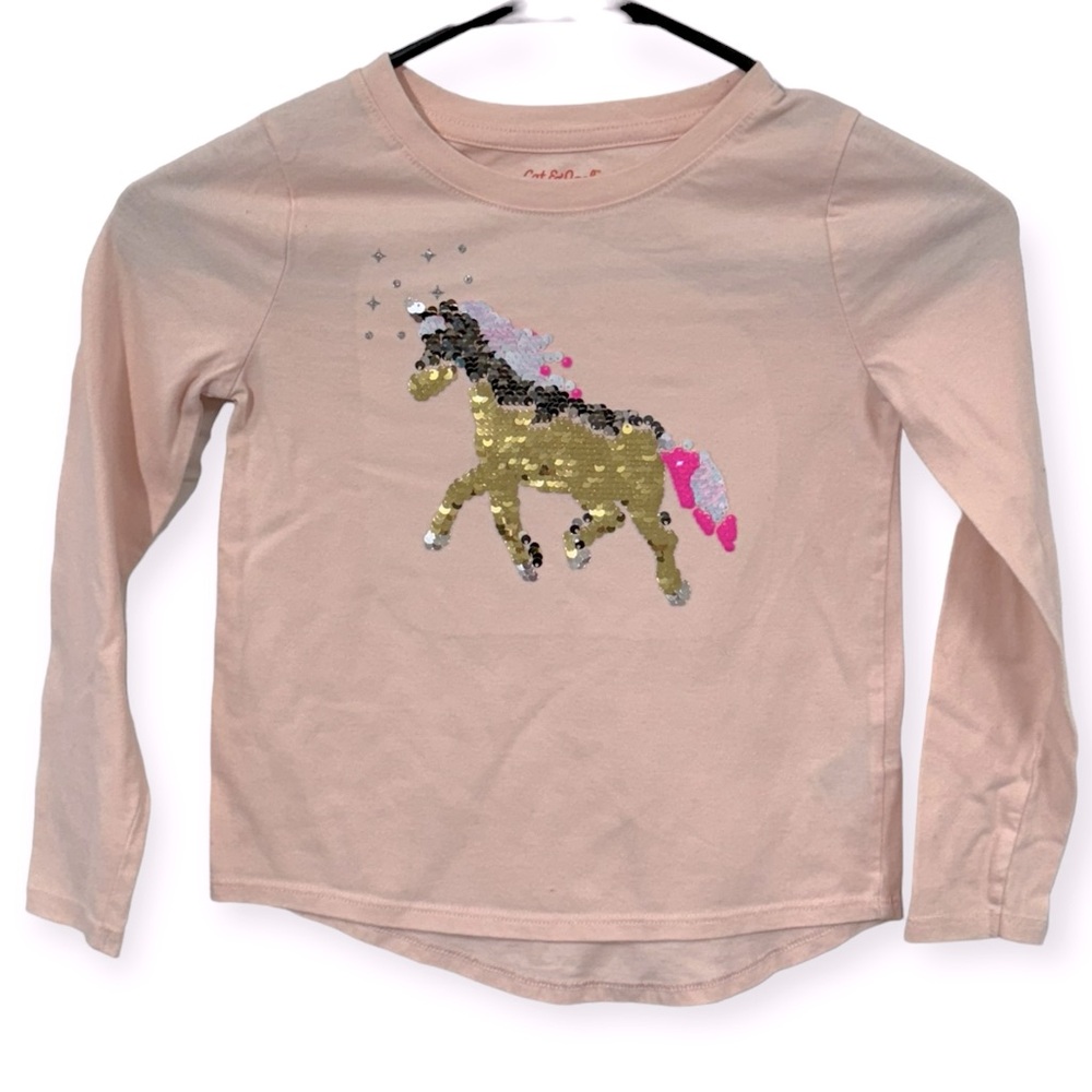 Cat&Jack Girls T-shirt  Size 6-6X‎